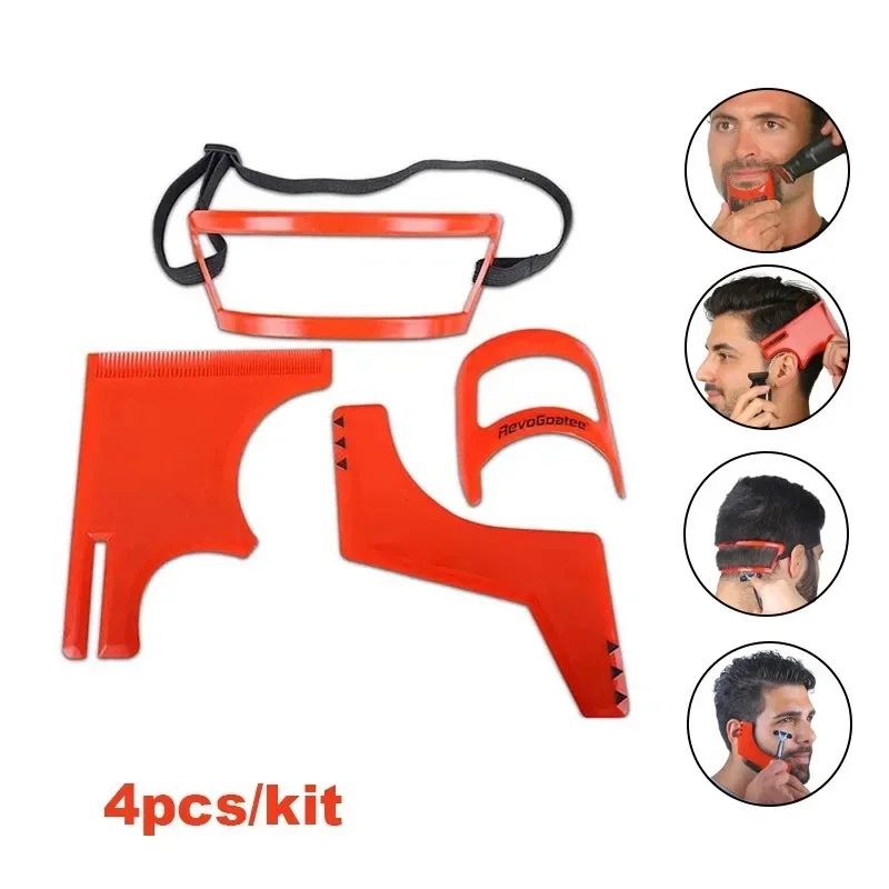Men'S Grooming Clippers - 2/4 pezzi pettini per barba da