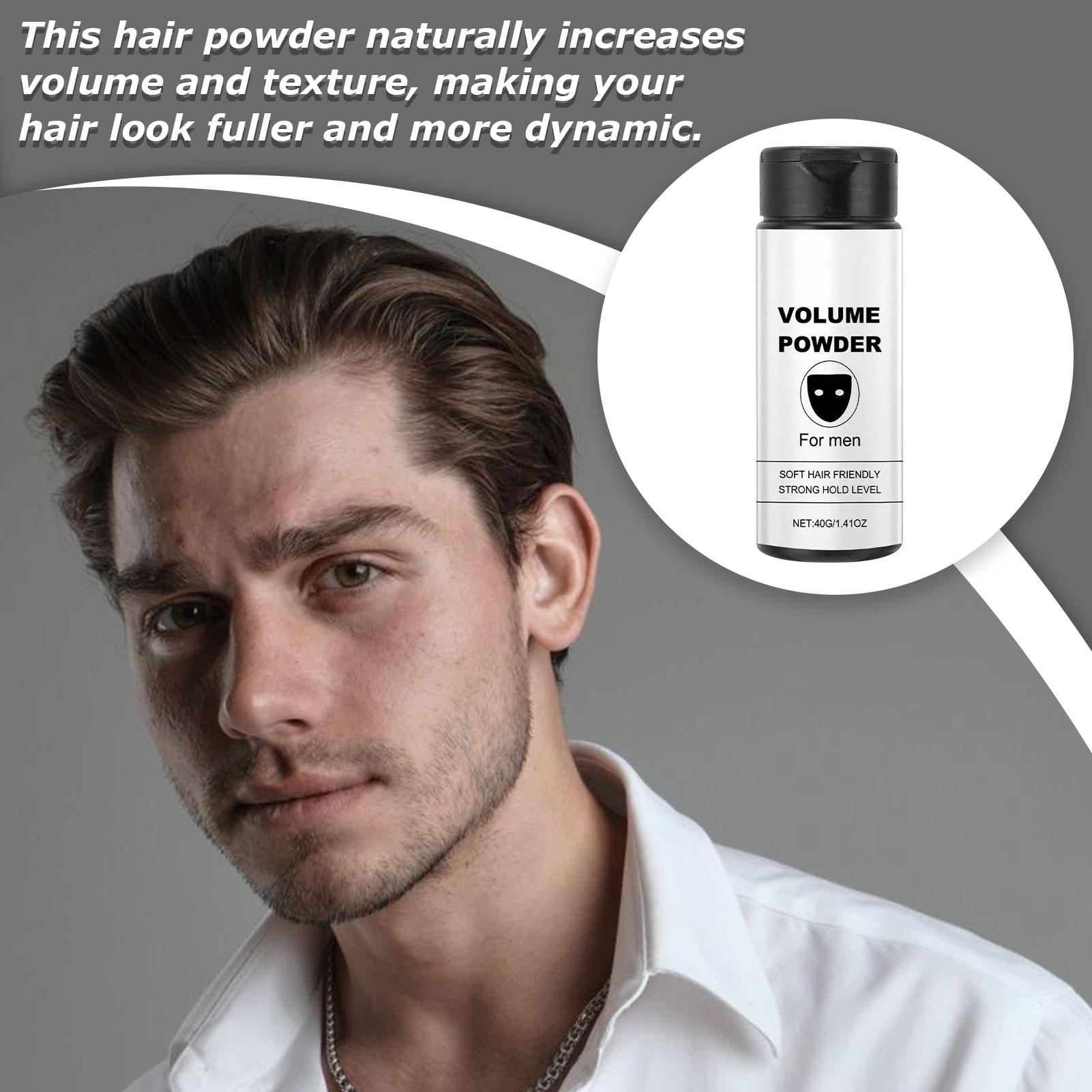 Men'S Grooming Hairstyles - Polvere per lo styling dall'aspetto naturale,