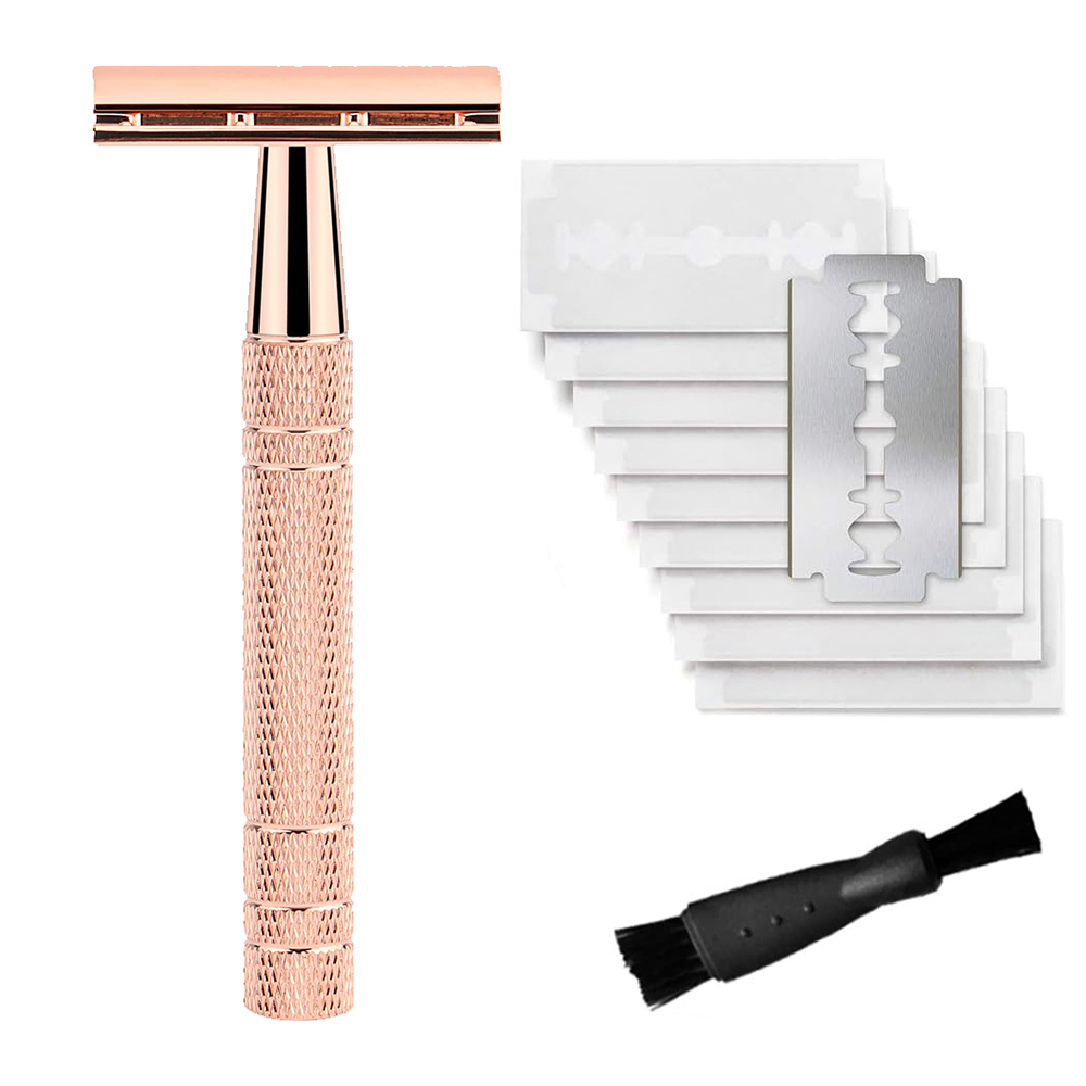 Straight Razor Safety - Rasoio di sicurezza riutilizzabile a doppio