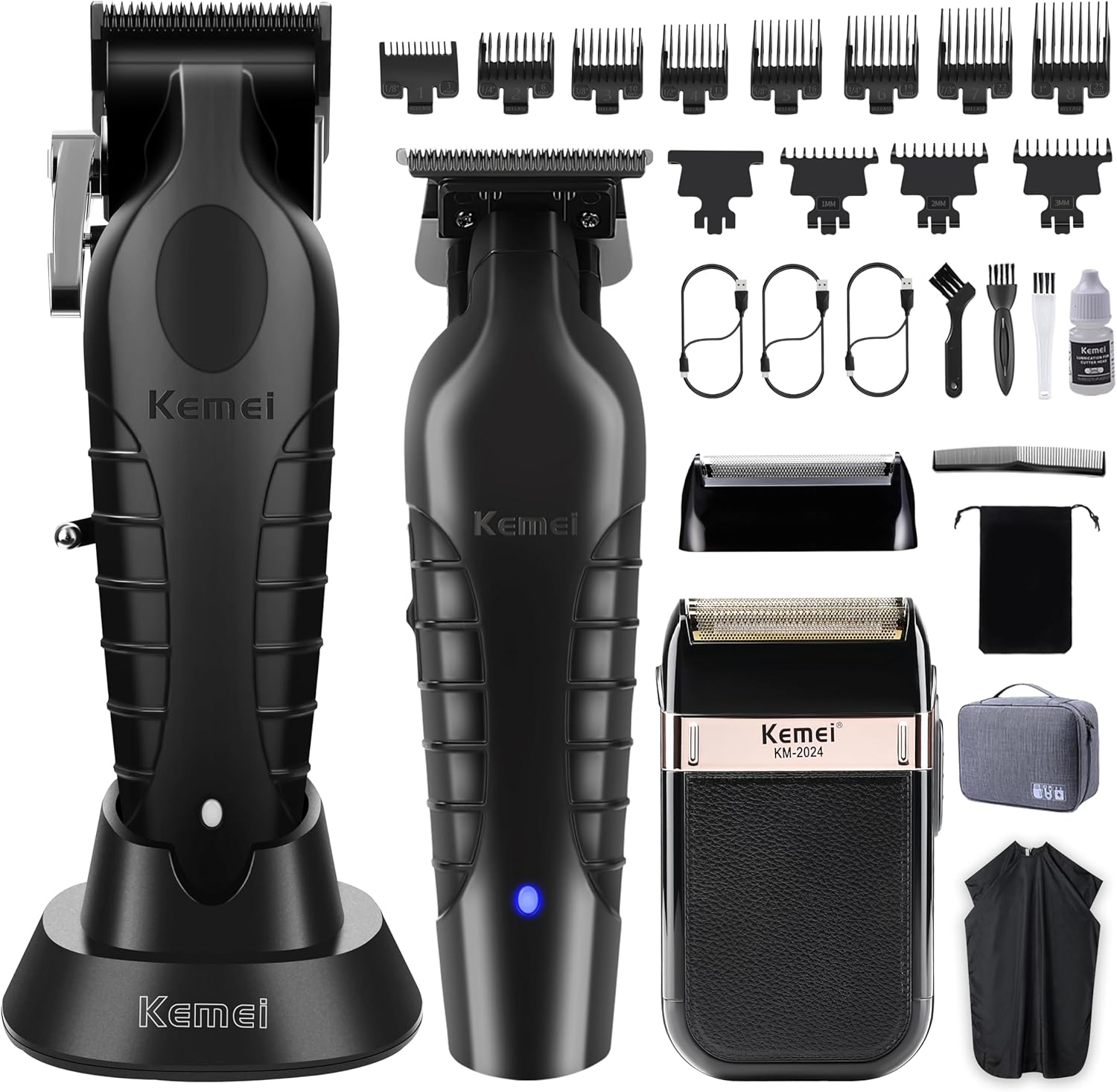 Men'S Grooming Products Kit - Set tagliacapelli professionale, regolabarba senza fili