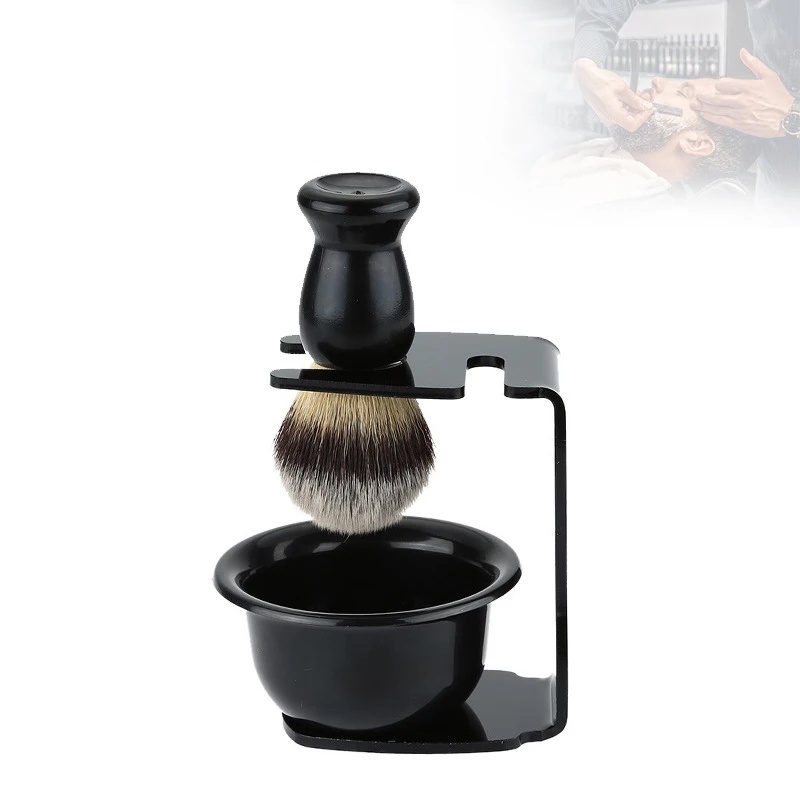 Men'S Grooming Facial - Set da Barba con Pennello e