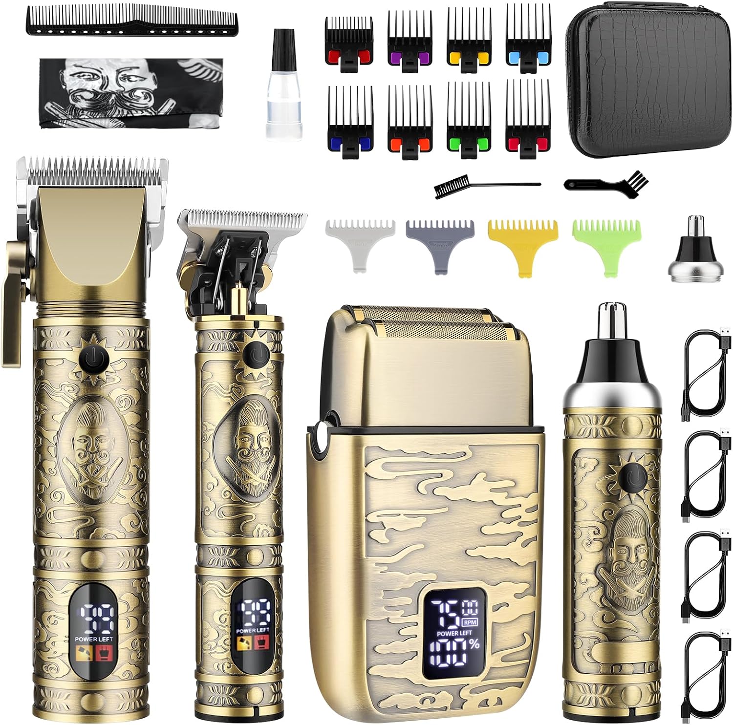 Men'S Grooming Products Kit - Tagliacapelli Professionale per Uomo, Kit Regolabarba