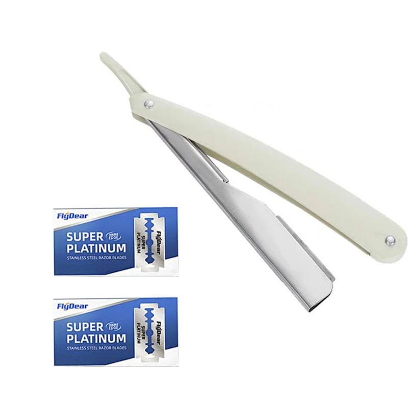Straight Razor Safety - Rasoio manuale professionale con bordo dritto