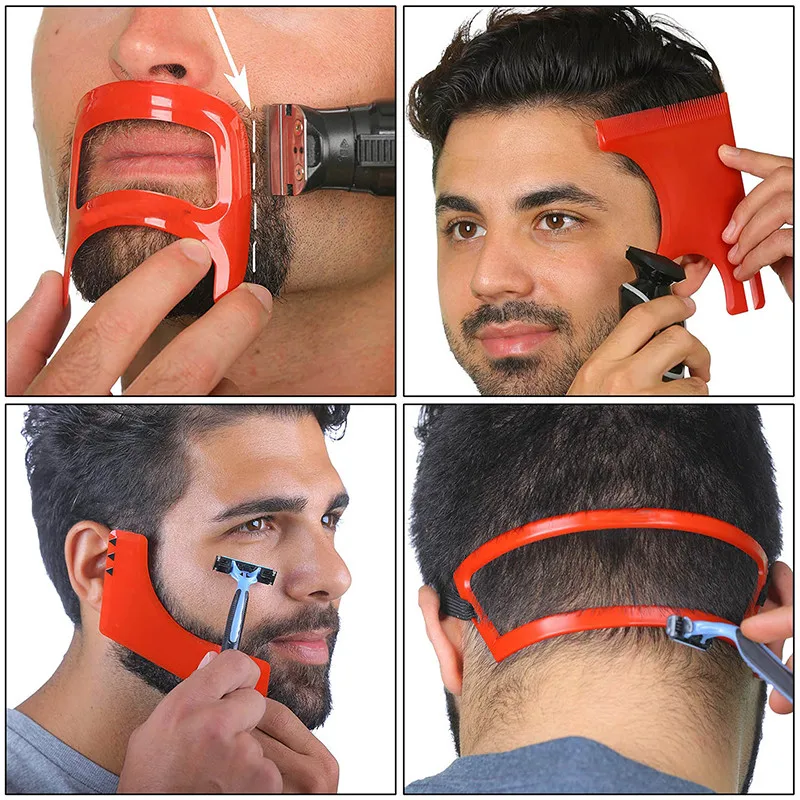 2/4 pezzi pettini per barba da - Men'S Grooming Clippers recensione e prezzo