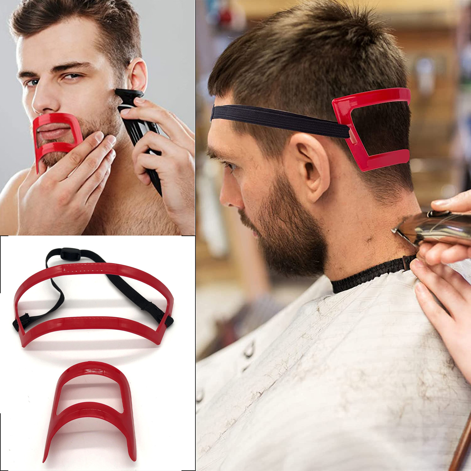 2/4 pezzi pettini per barba da - Men'S Grooming Clippers recensione e prezzo
