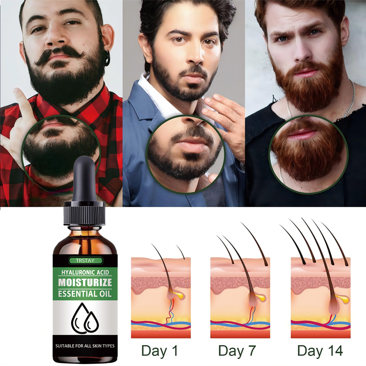 100% naturale accelera i peli  - Men'S Grooming Facial recensione e prezzo