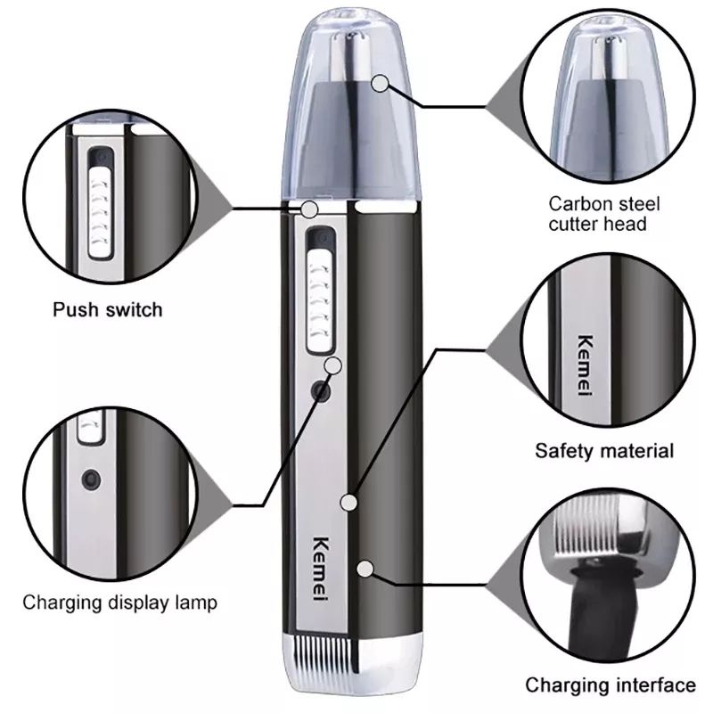 Kemei Ricaricabile Elettrico T - Men'S Grooming Facial recensione e prezzo