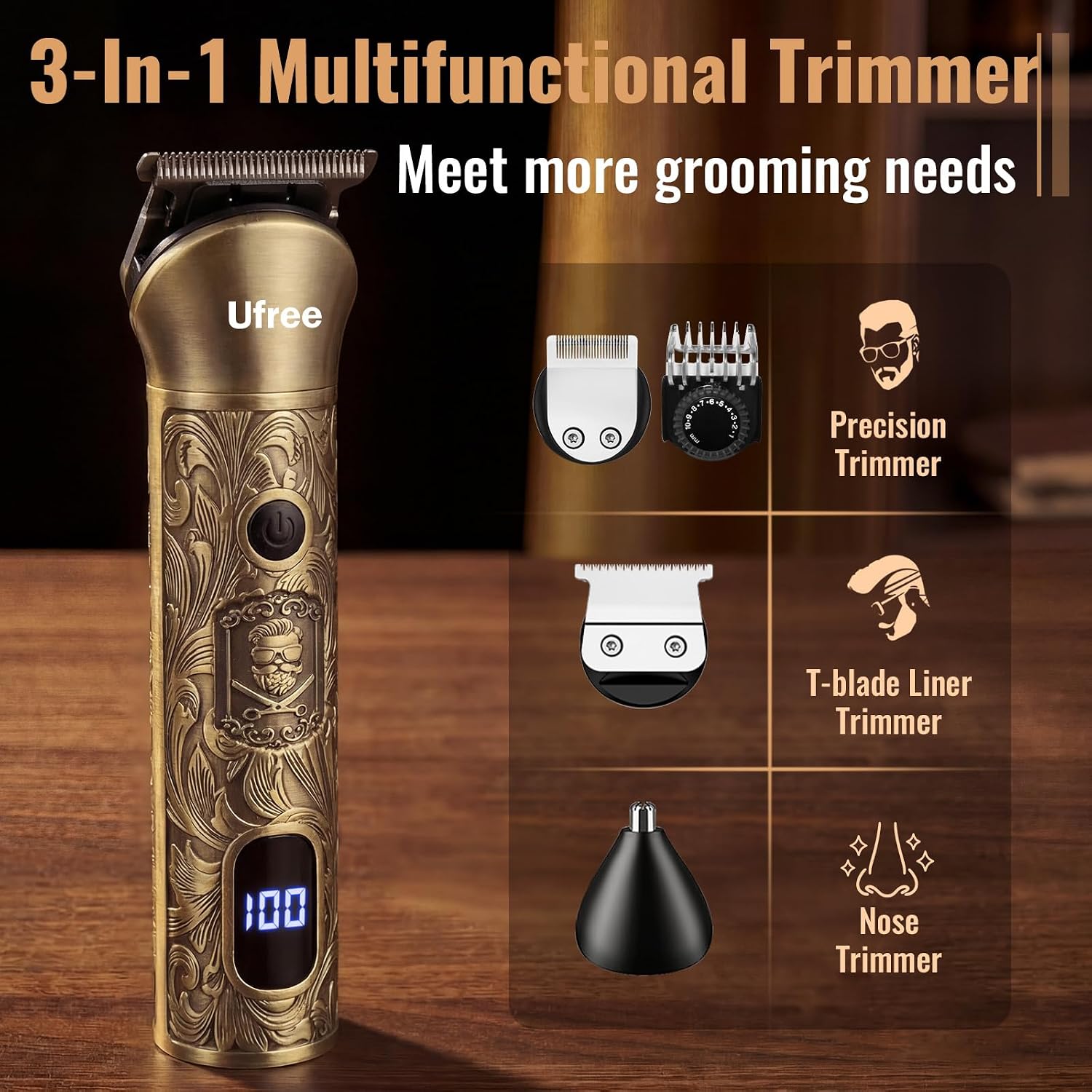 Tagliacapelli per barba da uom - Men'S Grooming Products Kit recensione e prezzo